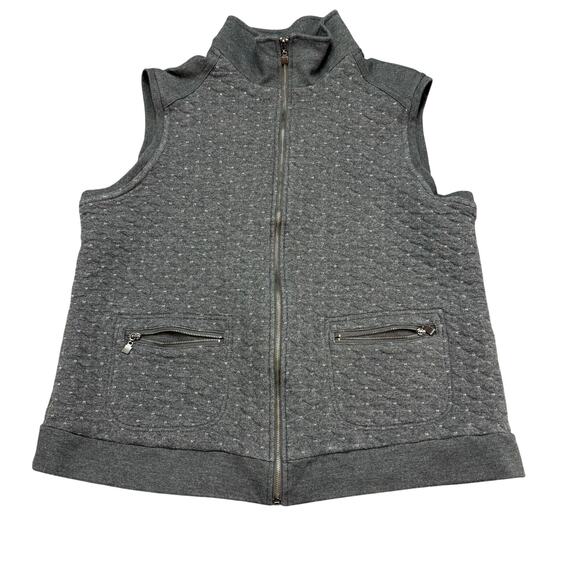 Allison Daley Petite Full Zip Quilted Vest Womens Size 12P/14P‎ **Please Read ** - Picture 1 of 7